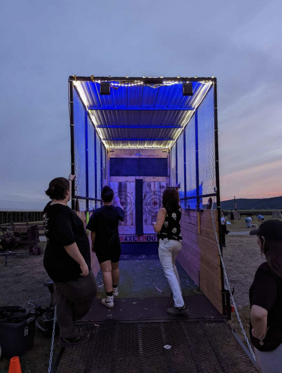 Mobile Axe Throwing Trailer